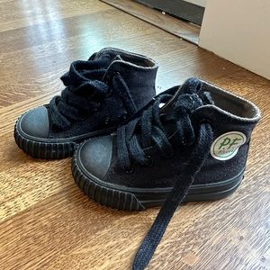 Baby 18 month size 5 black PF Flyers sooo cute hardly ever worn!